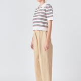 Wide Fit Cropped Pants