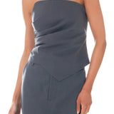 Draped Corset Top
