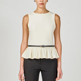 Peplum Knit Top