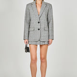 Plaid Pleated Mini Skirt