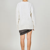 Oversized Cable Knit Cardigan