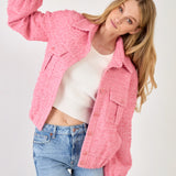 Double Pocket Tweed Jacket