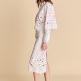 Lace Midi Skirt
