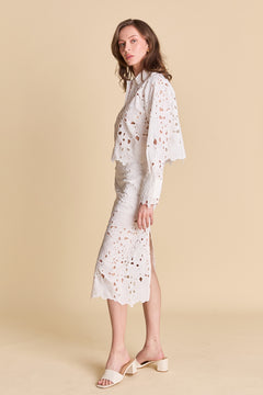 Lace Midi Skirt