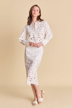 Lace Midi Skirt