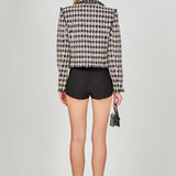 Fringed Tweed Blazer