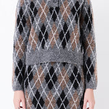 Argyle Collared Sweater