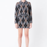 Argyle Collared Sweater