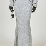 Furry V Neck Sweater