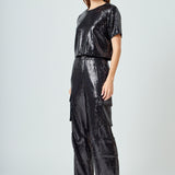 Sequins Cargo Pants
