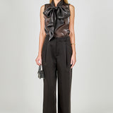 Organza Sleeveless Top