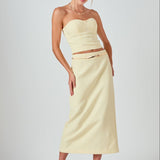 Tweed Midi Skirt