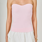 Knit Strapless Top
