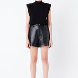 Pu Shorts