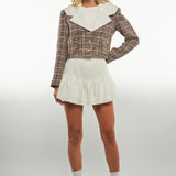 Ruffled Detail Skort