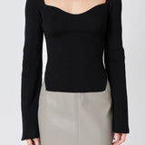 Fitted Long Sleeve Sweater