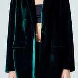 Velvet Loose Fit Blazer