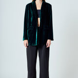 Velvet Loose Fit Blazer