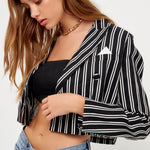 GREY LAB - Striped Jacket w/ Pocket - JACKETS available at Objectrare