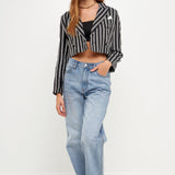 GREY LAB - Striped Jacket w/ Pocket - JACKETS available at Objectrare
