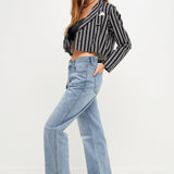 GREY LAB - Striped Jacket w/ Pocket - JACKETS available at Objectrare