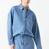 Oversized Denim Shirt