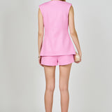 Gold Pointed Long Vest