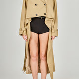 High Low Trench Coat