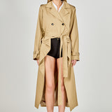 High Low Trench Coat