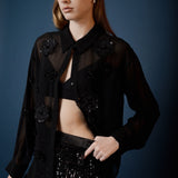 Floral Detail Shirt Blouse