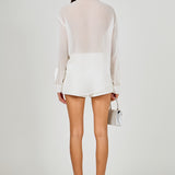 Floral Detail Shirt Blouse