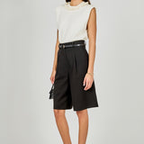 Gia Knitted Chain Detail Sleeveless Top