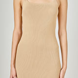 Fitted Knit Mini Dress