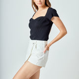 Denim Skort
