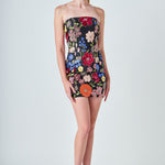 Endless Rose Women's Sequin Bodycon Tube Dress