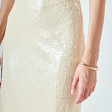 Sequins Midi Skirt
