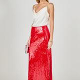 Sequins Midi Skirt