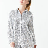 Sequin Shirt Dress