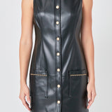 PU Chain Dress