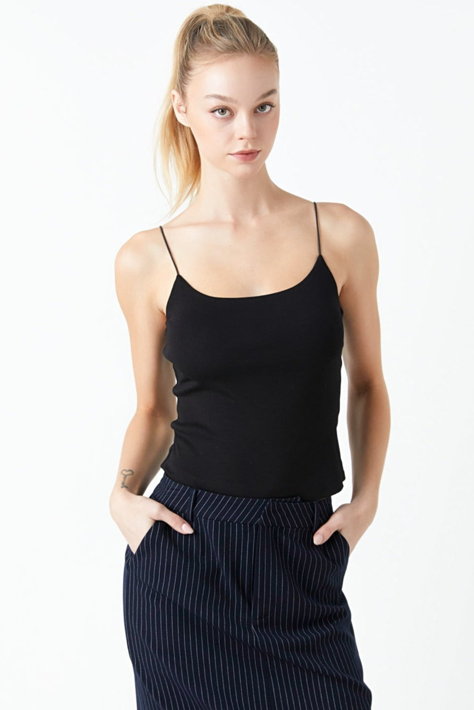 Sleeveless Jersey Top