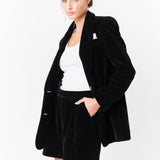 GREY LAB - Velvet Oversized Jacket - JACKETS available at Objectrare