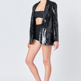 Sequin Oversized Jacket