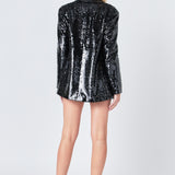 Sequin Oversized Jacket