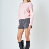 Rhinestone Knit Top