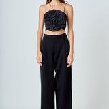 Organza Flower Top