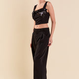 Sequin Bow Top