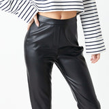 Pu Slit Leggings