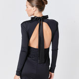 Jersey Open Back Mini Dress