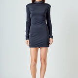 Jersey Open Back Mini Dress