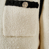 Kelly Long Sleeve Braided Knit Jacket